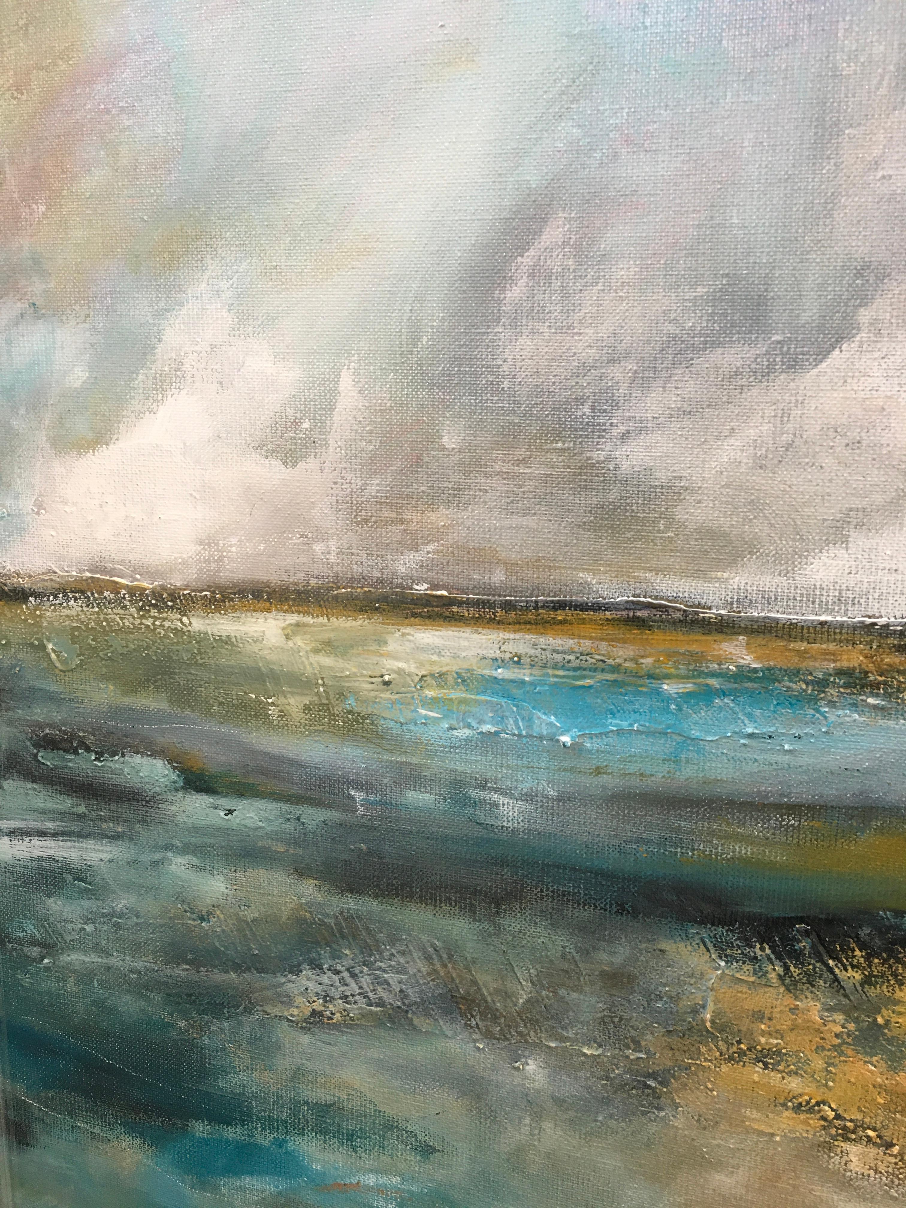 Machrihanish Beach Campbeltown - Contemporary Seascape Painting by Mark McCallum For Sale 2