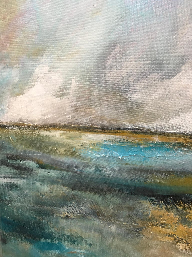 Machrihanish Beach Campbeltown - Contemporary Seascape Painting by Mark McCallum For Sale 3