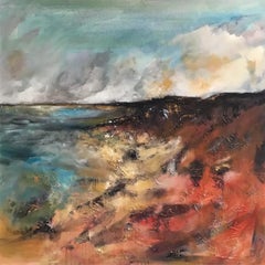 Machrihanish Beach Campbeltown - Contemporary Seascape Painting by Mark McCallum