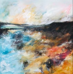 Port Na Murrach Arisaig - Contemporary Seascape Painting by Mark McCallum