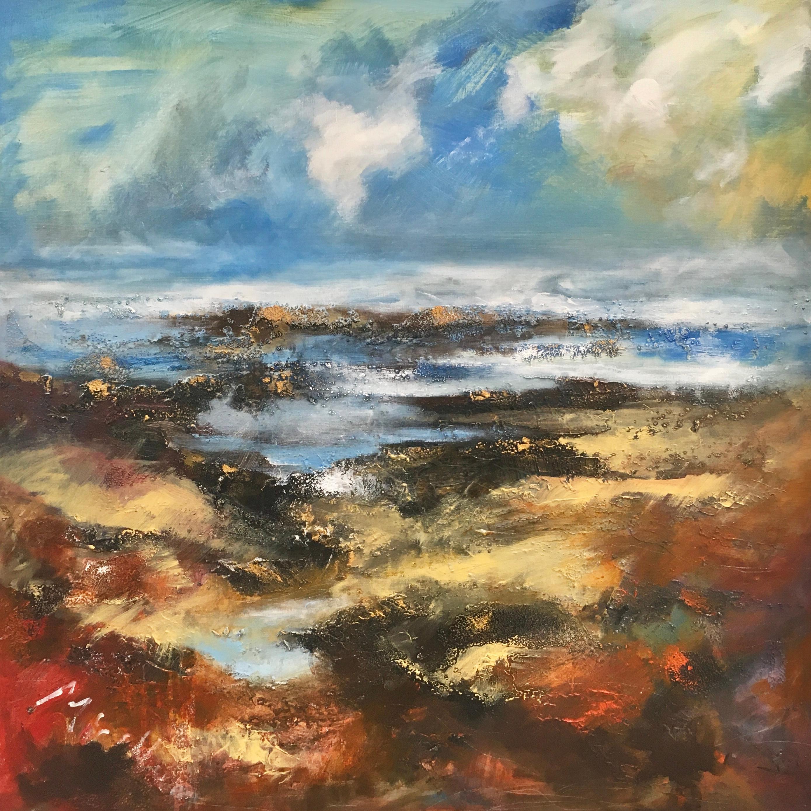 Traigh Arisaig - Contemporary Seascape Painting by Mark McCallum