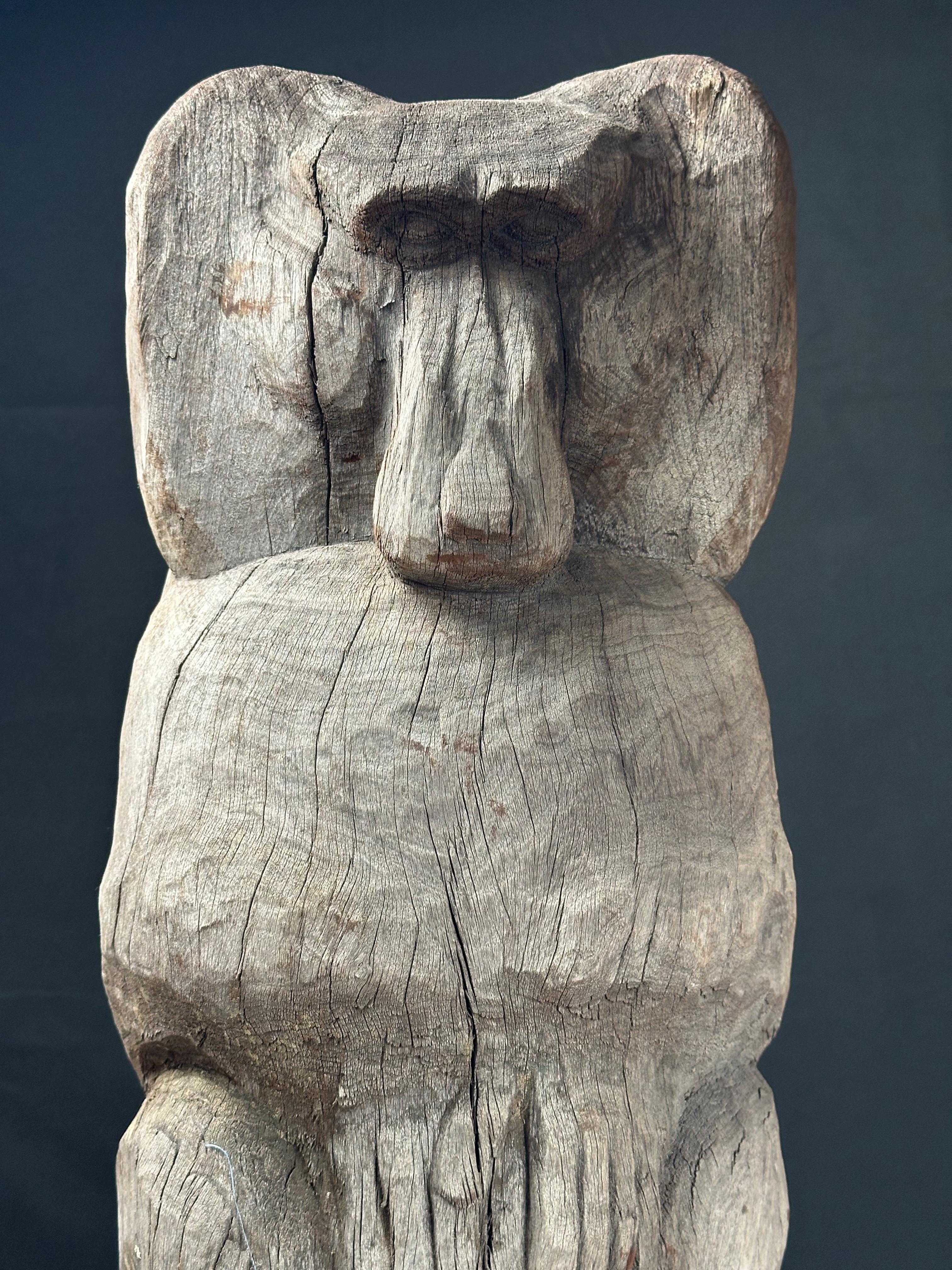 Mark Morrison (1895-1964)

Baboon, ca. 1940

Carved and weathered Walnut

12
