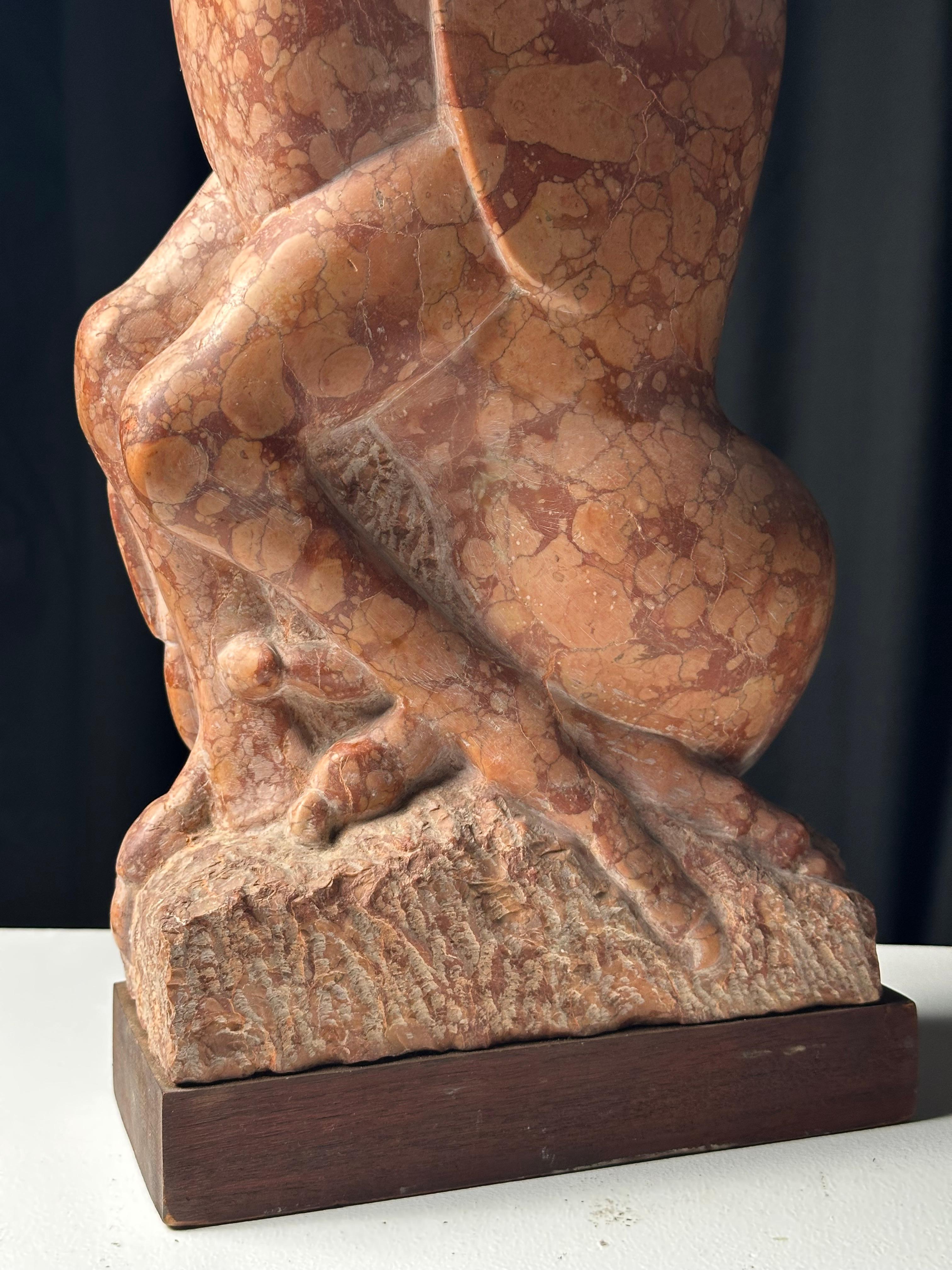 Gallito (Gallo) Escultura de mármol en venta 11