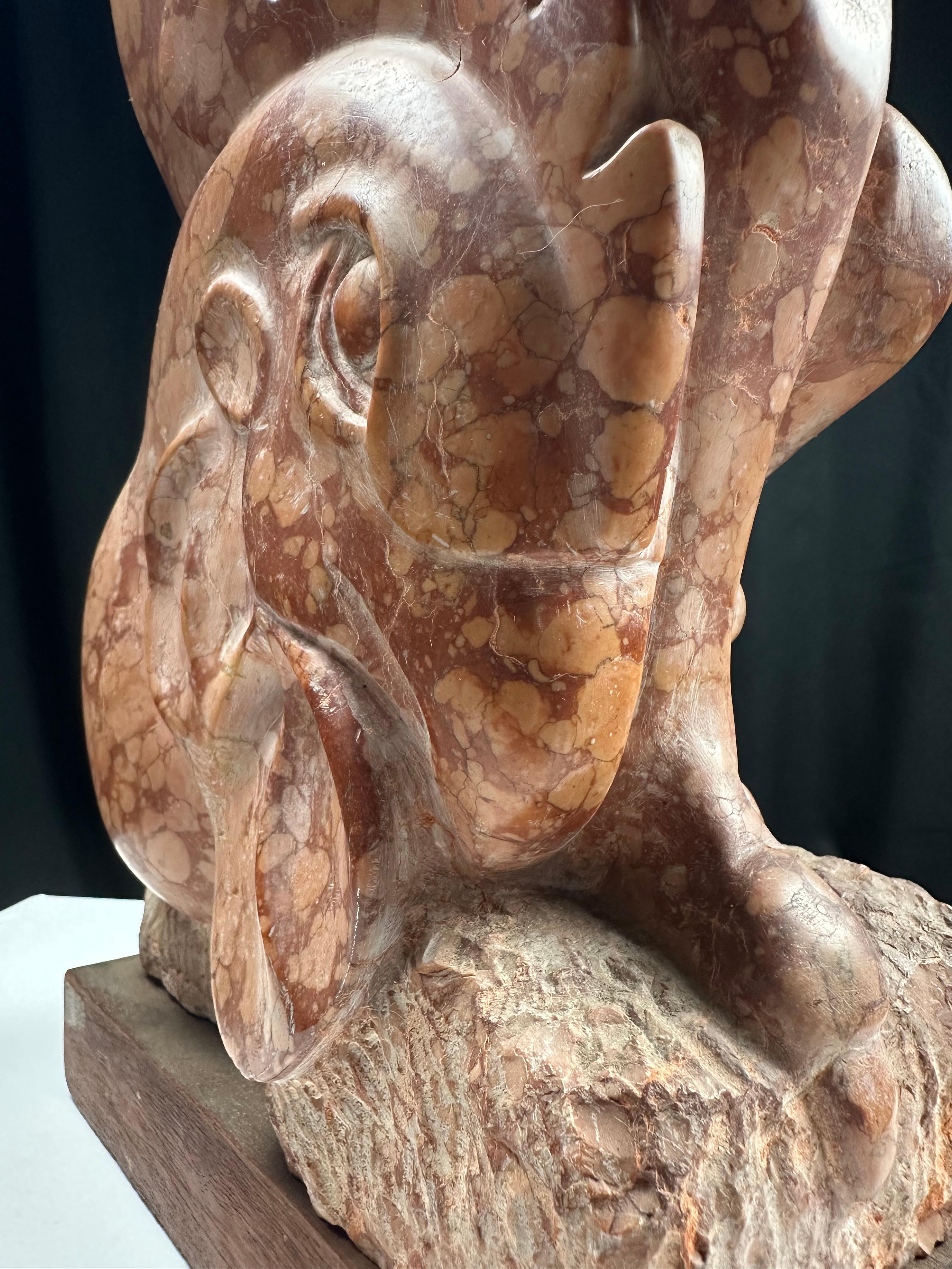 Gallito (Gallo) Escultura de mármol en venta 13
