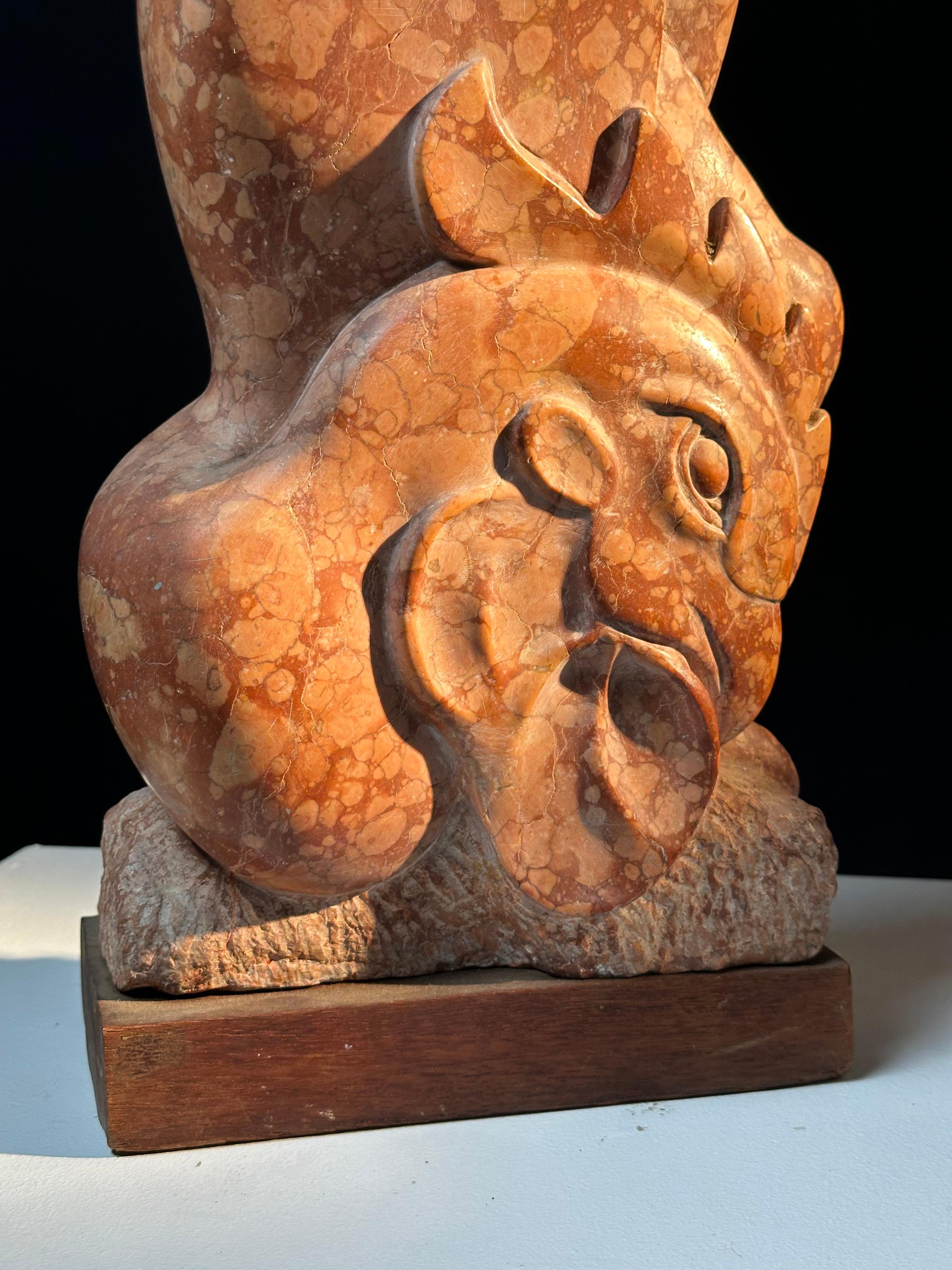 Gallito (Gallo) Escultura de mármol en venta 1