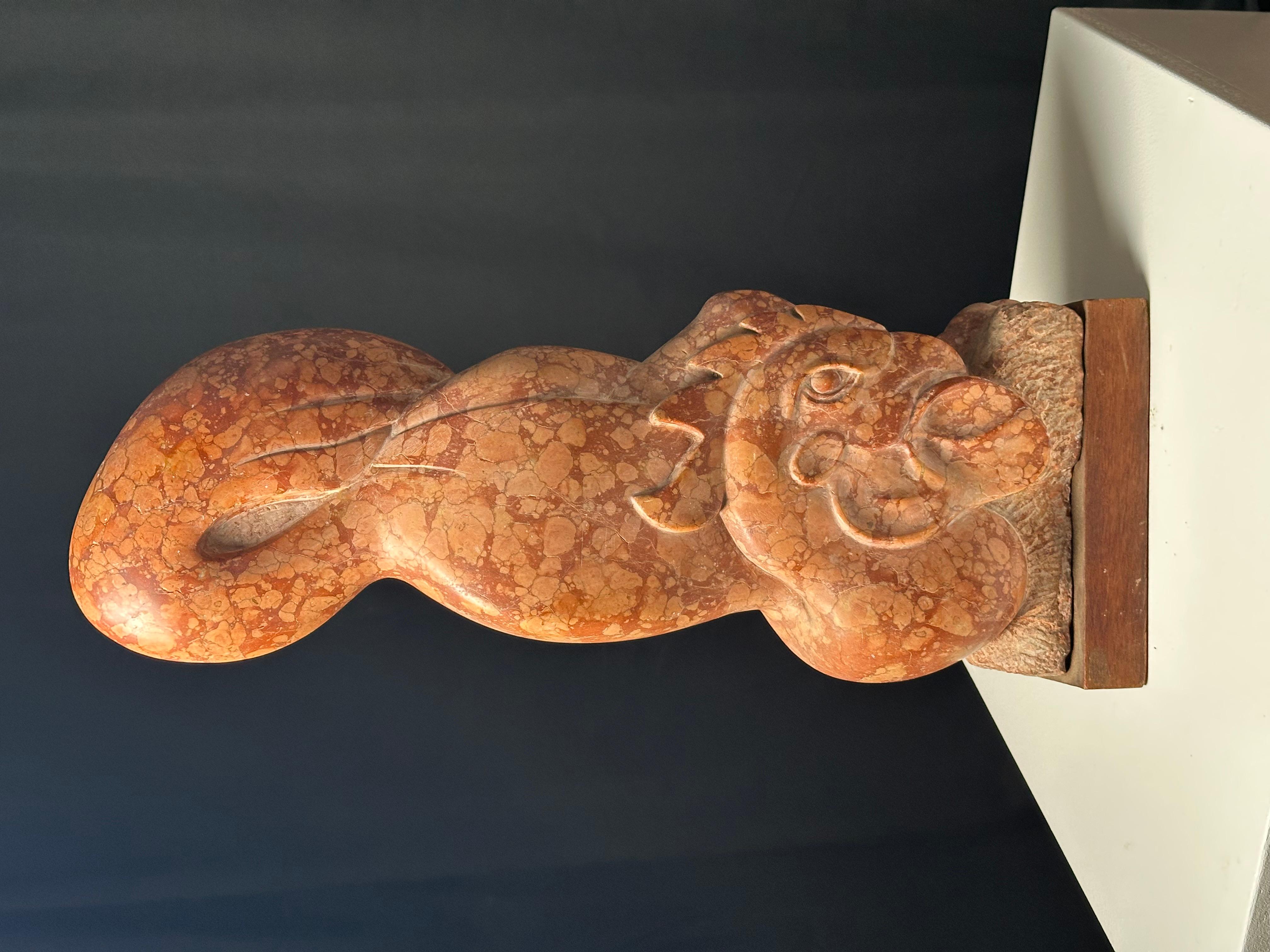 Gallito (Gallo) Escultura de mármol en venta 2