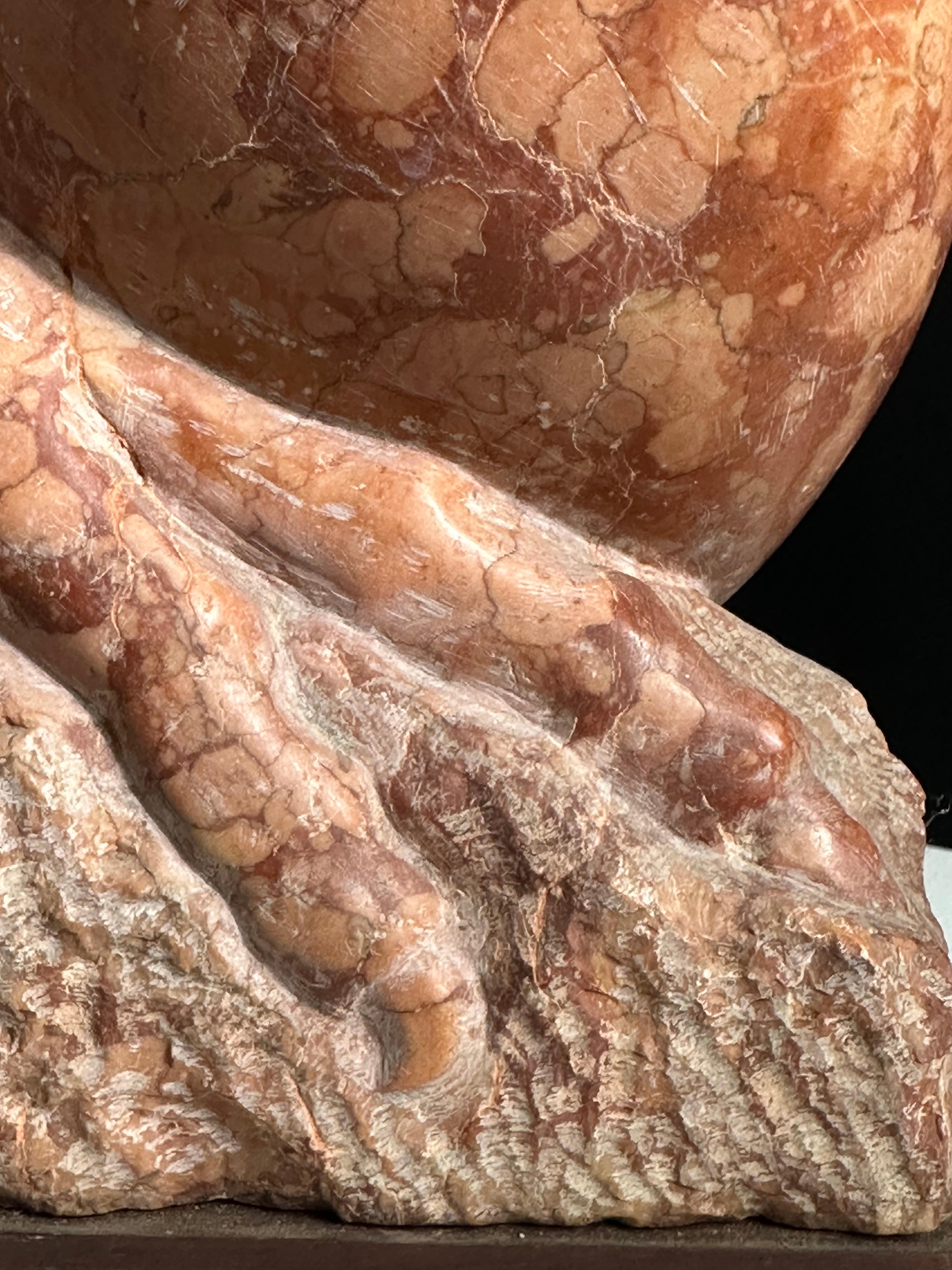 Gallito (Gallo) Escultura de mármol en venta 5