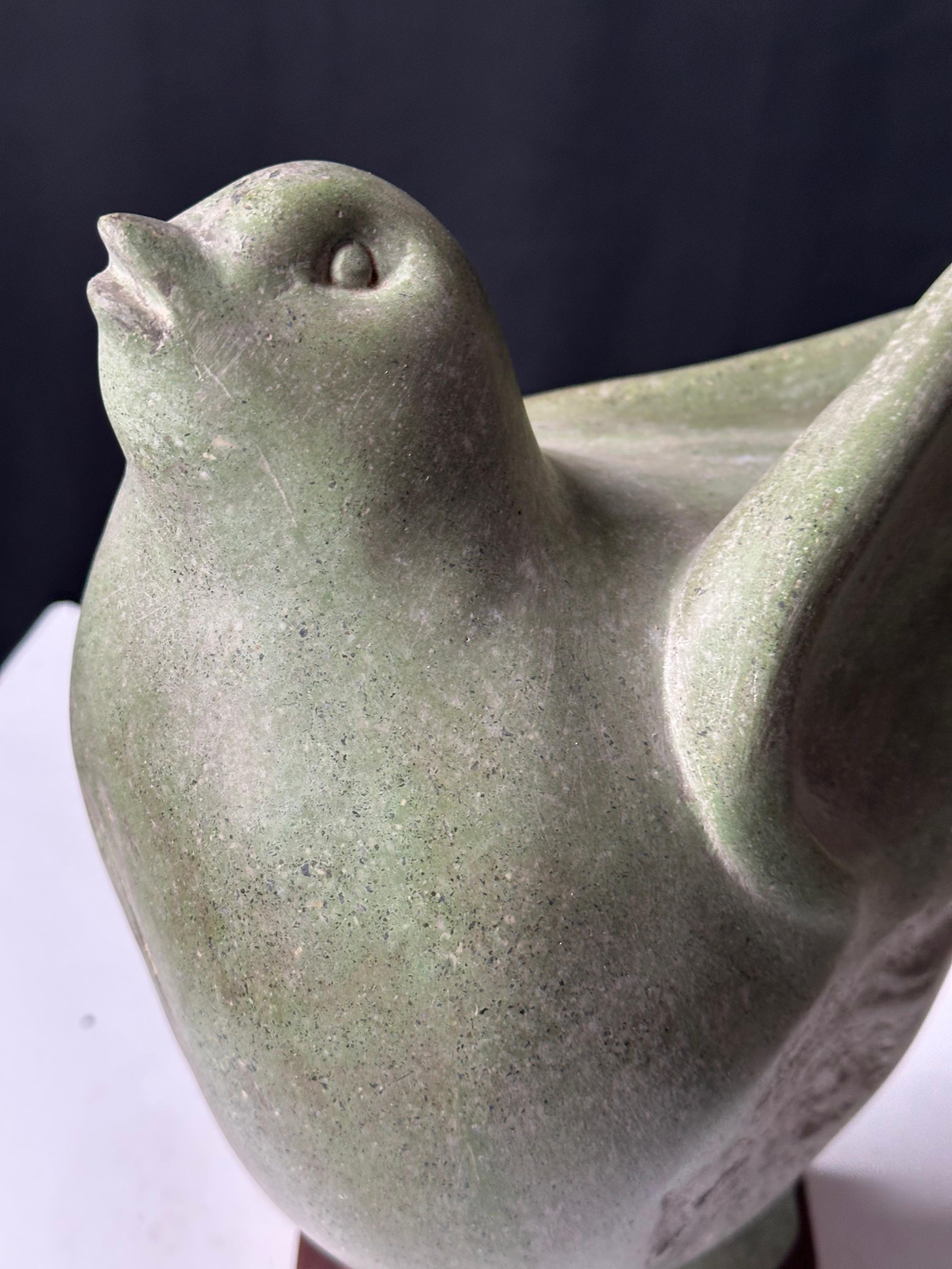 Mark Morrison (1895-1964)

Dove, ca. 1960

Carved and polished stone

10