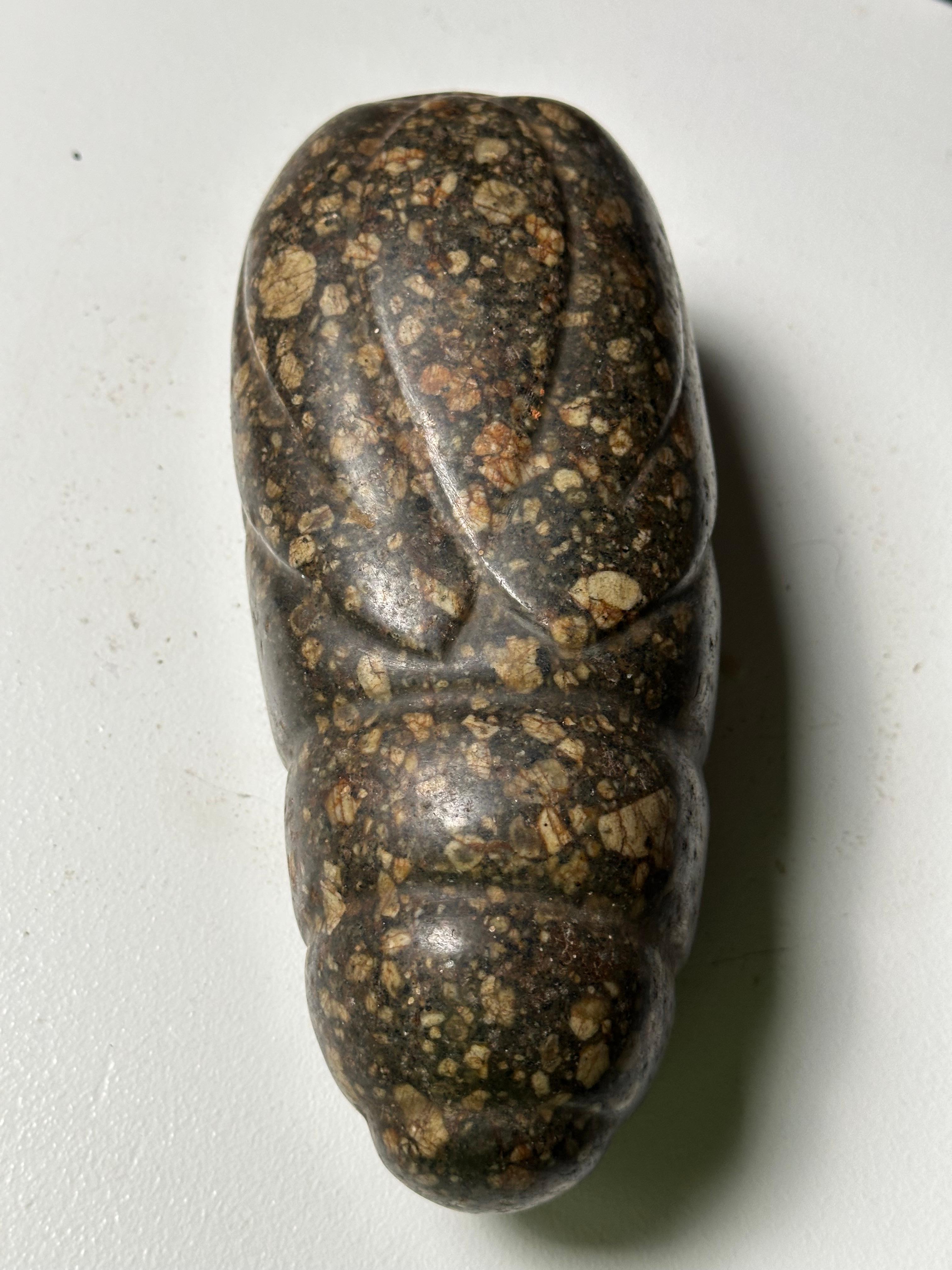 Mark Morrison (1895-1964)

Larve,  ca. 1940

Pierre à savon brune sculptée

9,5