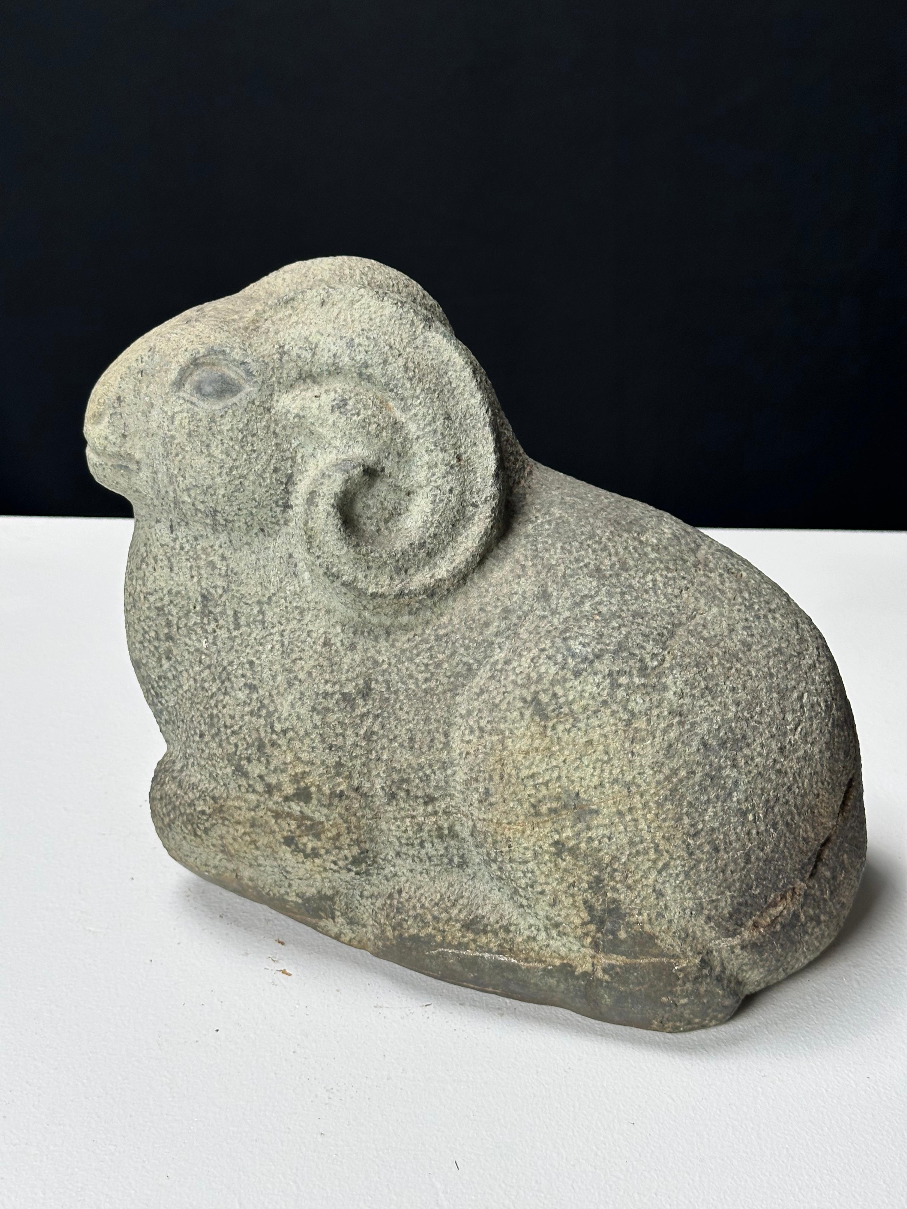 Mark Morrison (1895-1964)

Ram, ca. 1940

Carved diorite

9