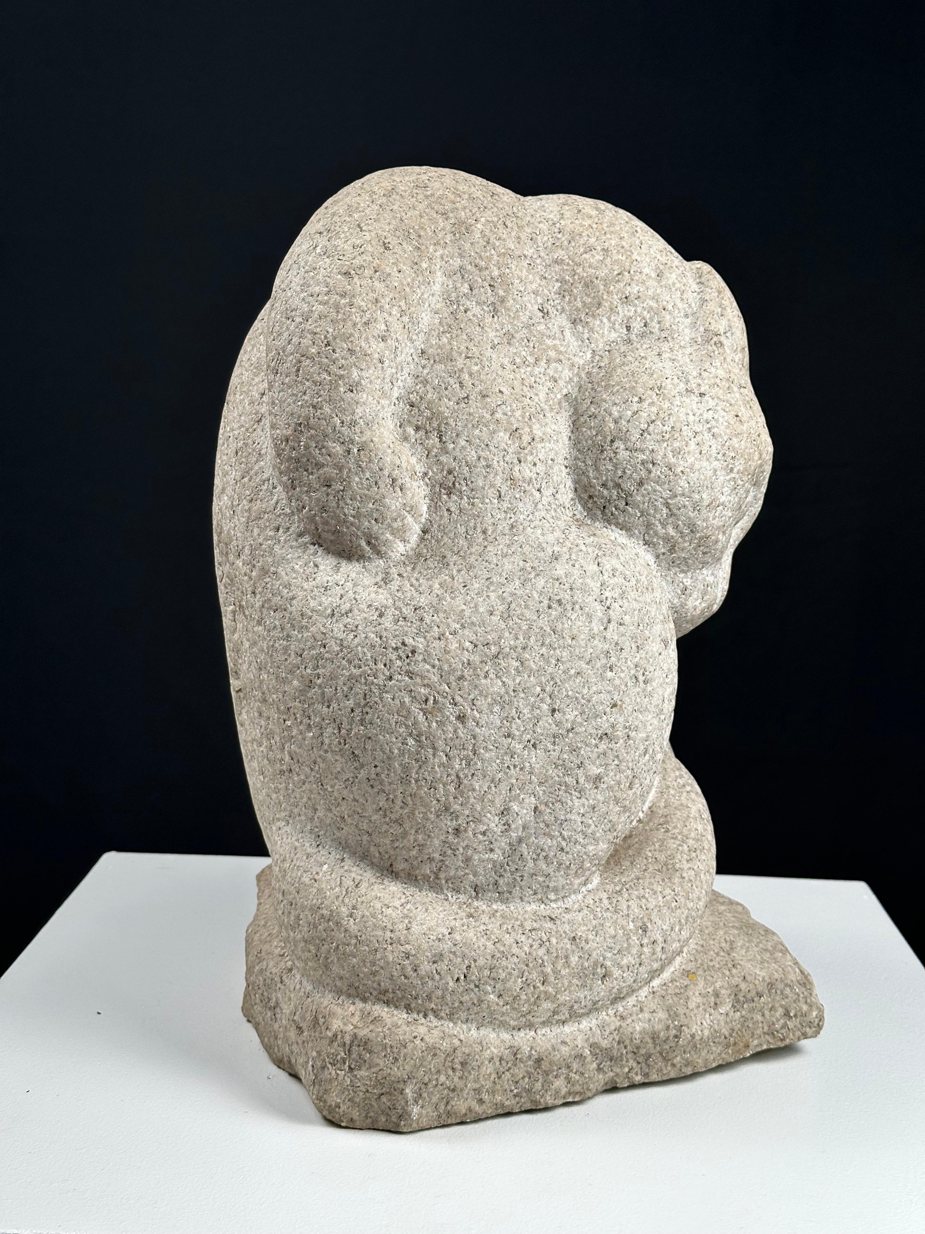 Sleepy Cat - Art Deco Sculpture by Mark Morrison