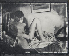 Senza titolo (Self-Portrait), fotografia in bianco e nero di Mark Morrisroe
