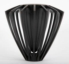 Mark Nantz Ebony Vase Titled "The Black Hole"