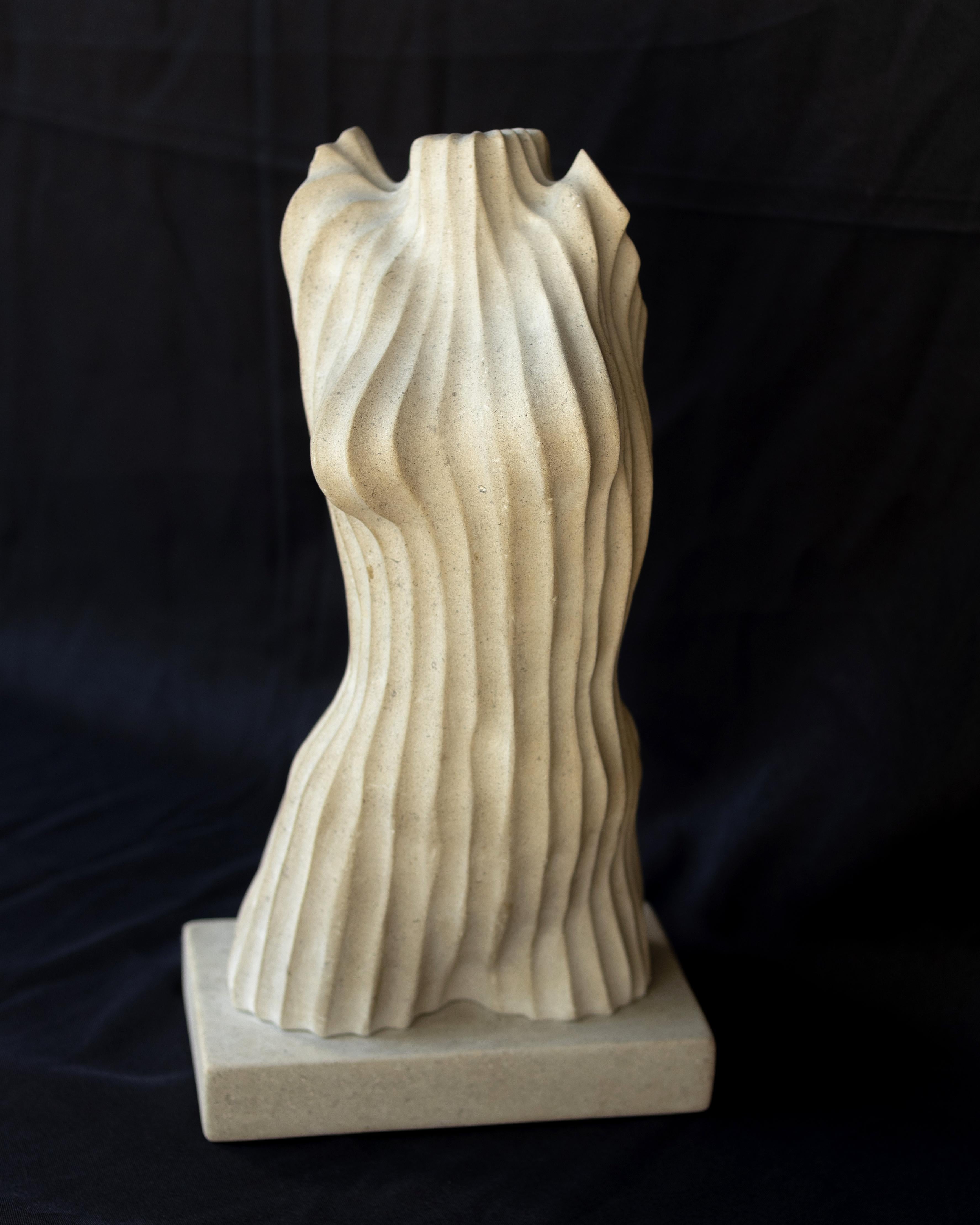 Fluted Figure - Sculpture by Mark P. Williamson