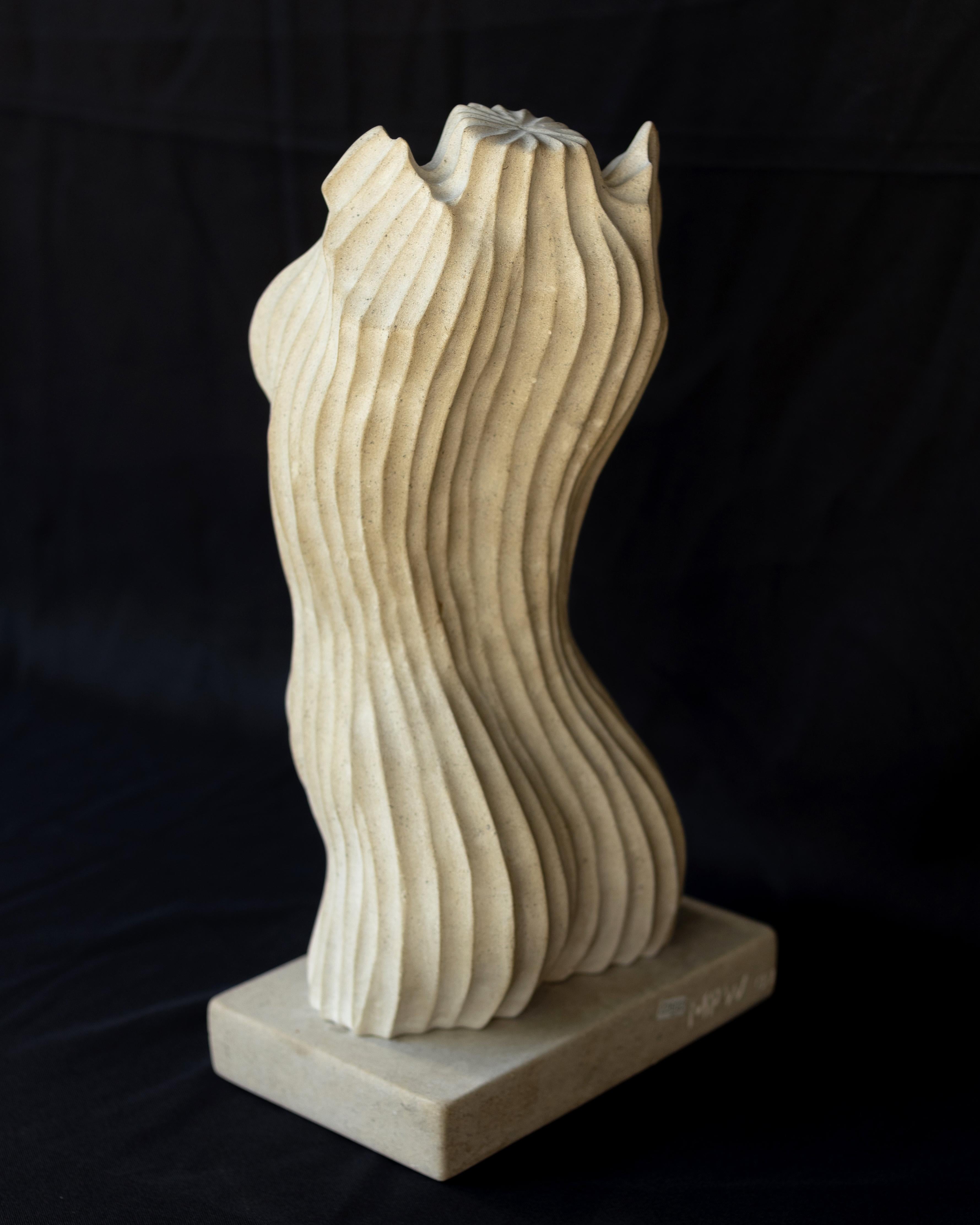 Fluted Figure - Abstract Sculpture by Mark P. Williamson