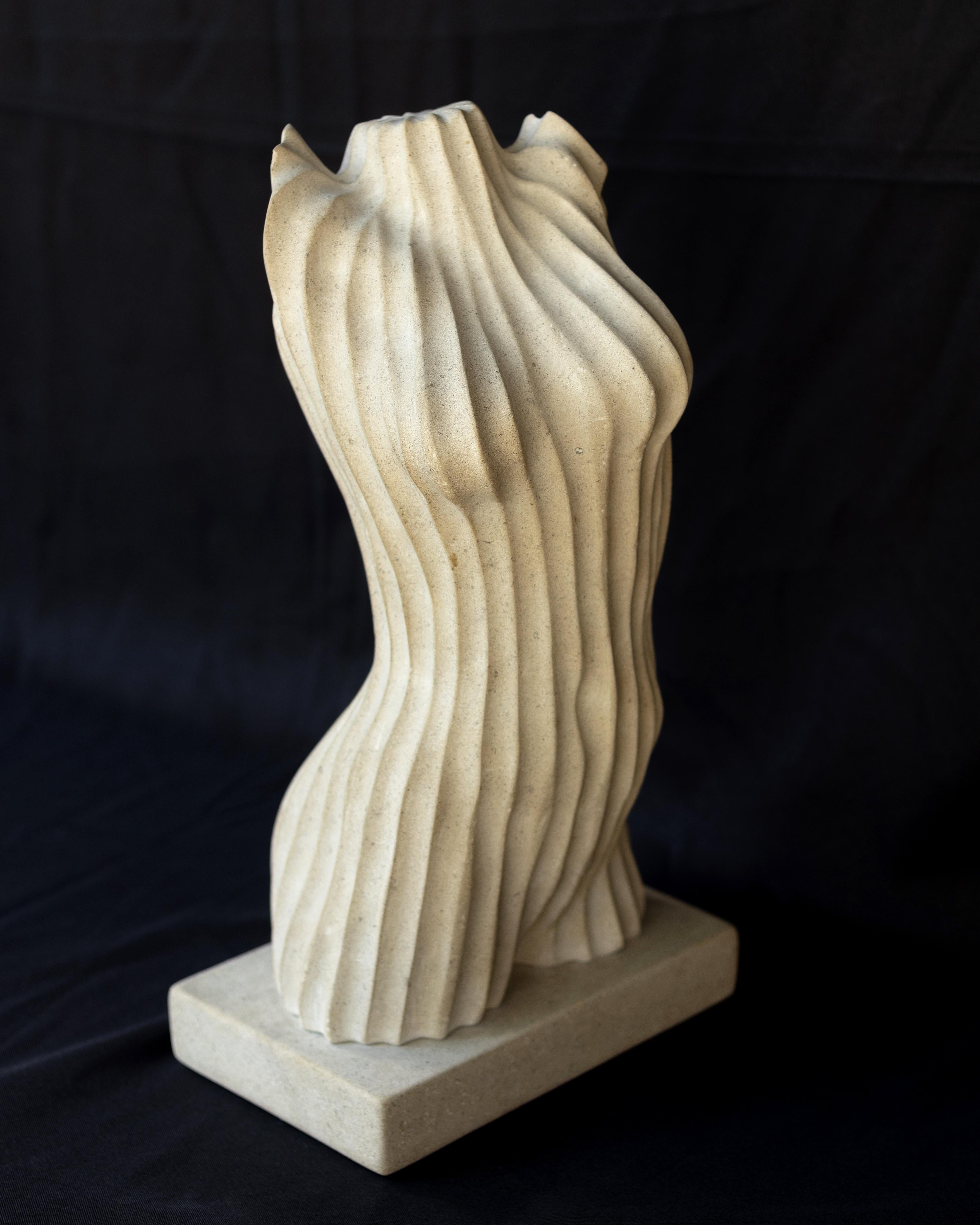 Mark P. Williamson Figurative Sculpture - Fluted Figure