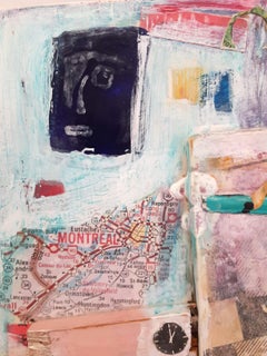 "Construction IlI" wood; found objects; acrylic