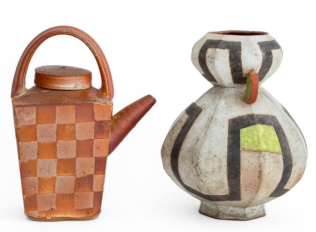 Post-Modern Mark Pharis Art Pottery Vessels, 2