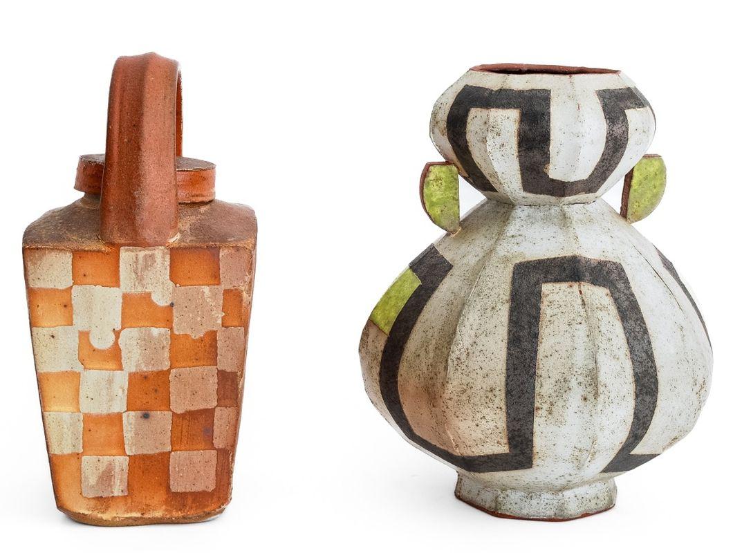 Glazed Mark Pharis Art Pottery Vessels, 2
