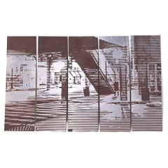 Mark Phillips "Underbelly" Chicago Etched Steel Artwork