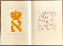 Großes Archivalisches Pigmentdruck Judaica Lithographie Mark Podwal Jewish Hebrew Kunst
