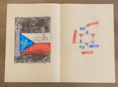 Large Archival Pigment Print Judaica Lithograph Mark Podwal Jewish Hebrew Art