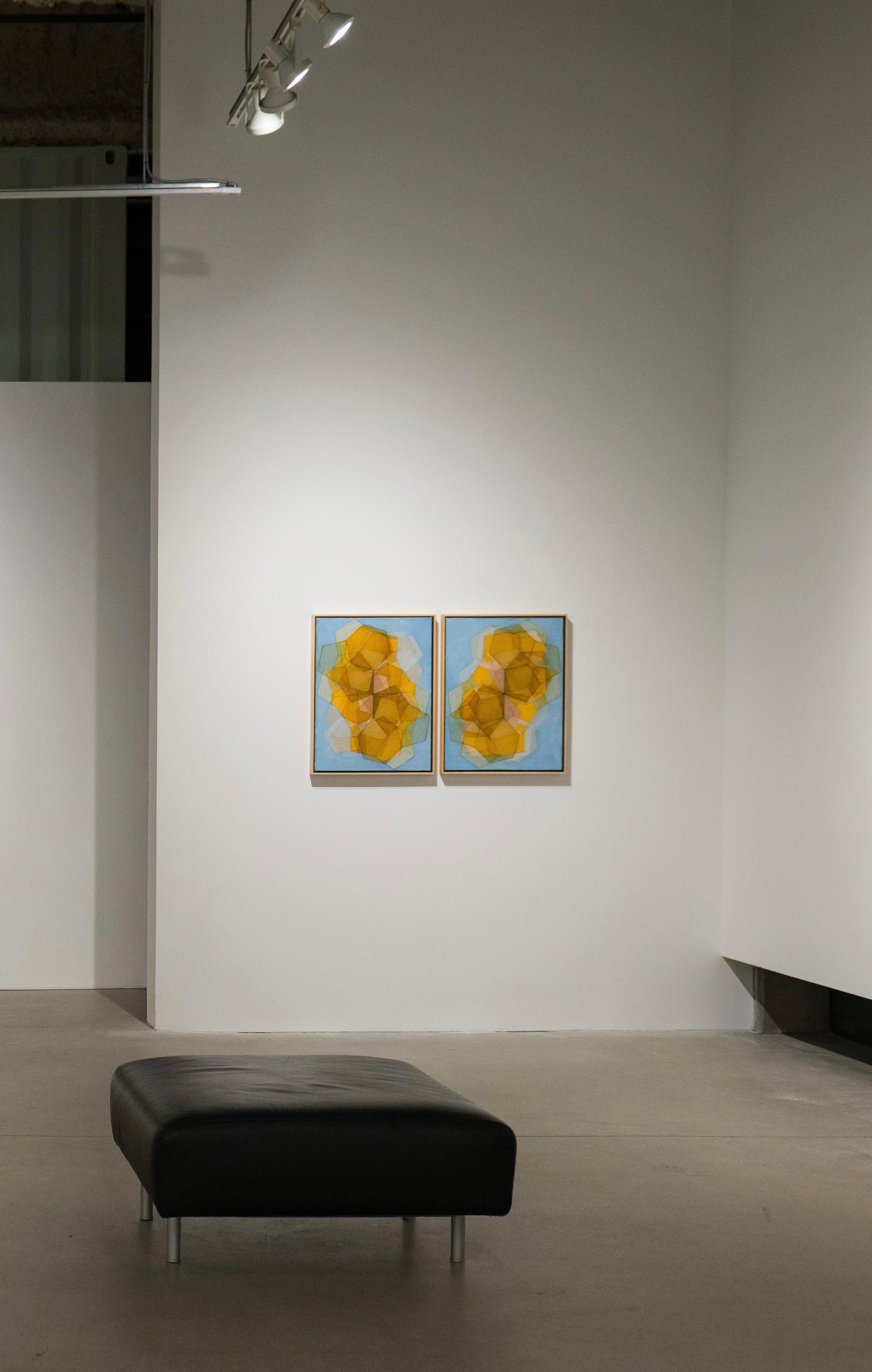 Emisferi (dittico) - Painting di Mark Pomilio