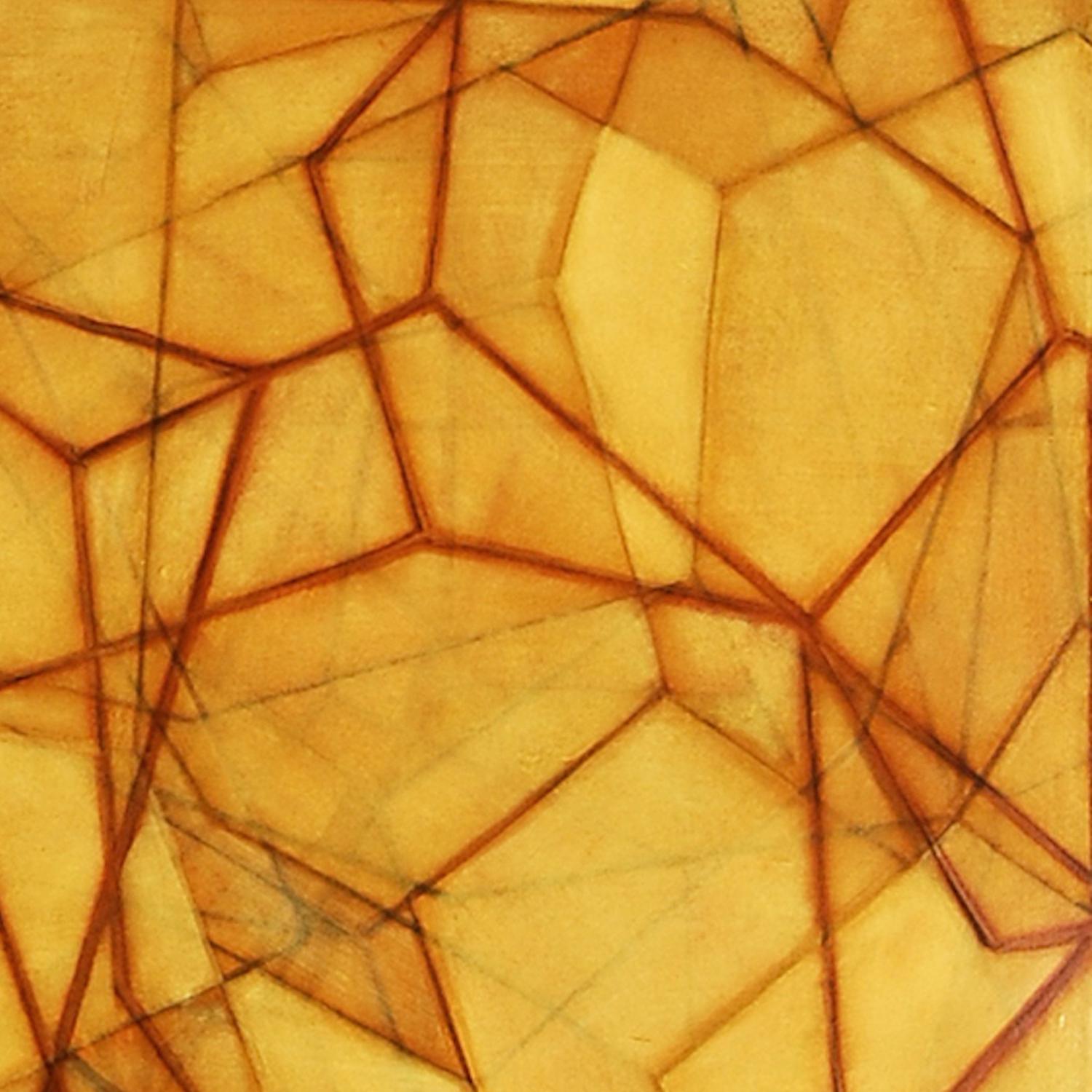 Samaritan - Orange Abstract Painting by Mark Pomilio