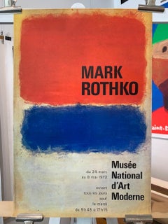 Mark Rothko, 'Musee National D'art Moderne' Original Vintage By Ausstellungsplakat