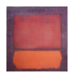 1998 Mark Rothko 'Untitled (1962)' Modernism Red, Orange, Purple Germany Offset 