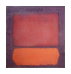 1998 Mark Rothko "Sans titre (1962)" Modernity Rouge, orange, violet Allemagne Offset