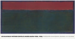 2020 After Mark Rothko 'Untitled, 1952' Contemporary Spain Offset Lithograph