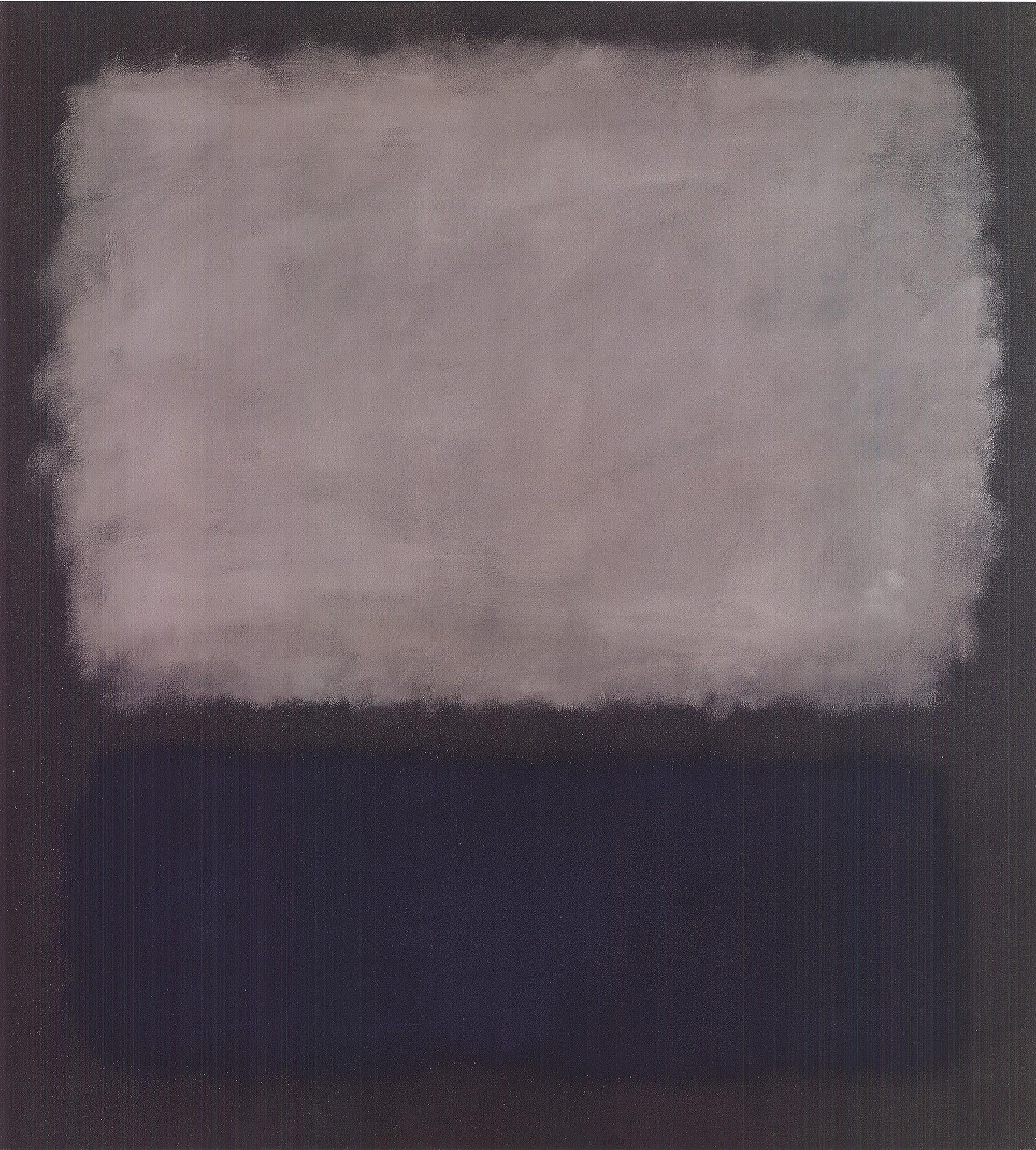 Mark Rothko „Blau & Grau“ 2015- Poster im Angebot 1