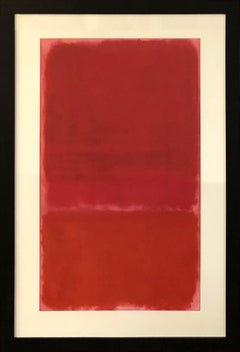 Mark Rothko 'No. 37' Vintage Abstract Framed Mark Rothko 'No. 37' Vintage Abstract Framed