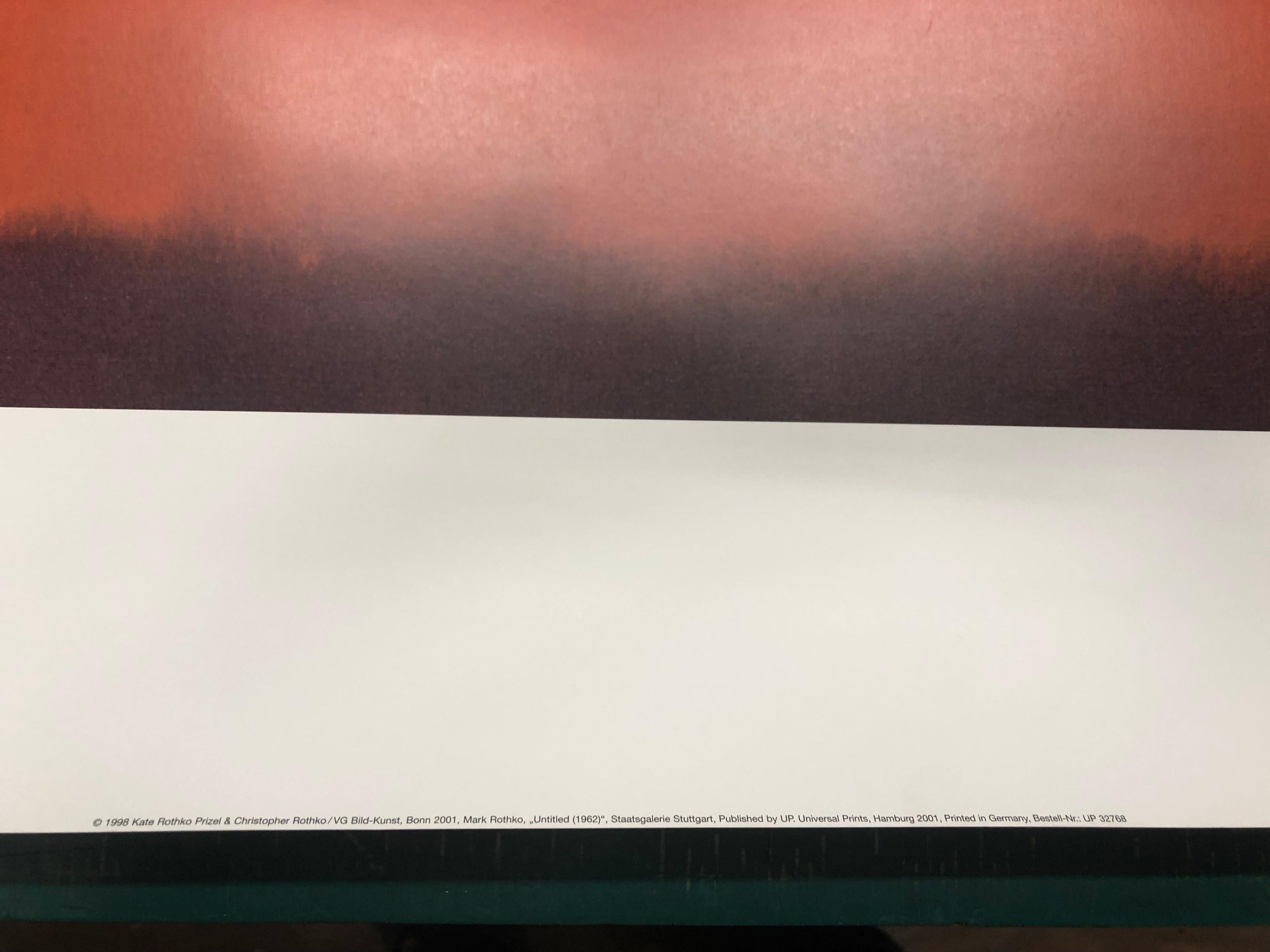 Mark Rothko 'Untitled (1962)' 1998 im Angebot 4