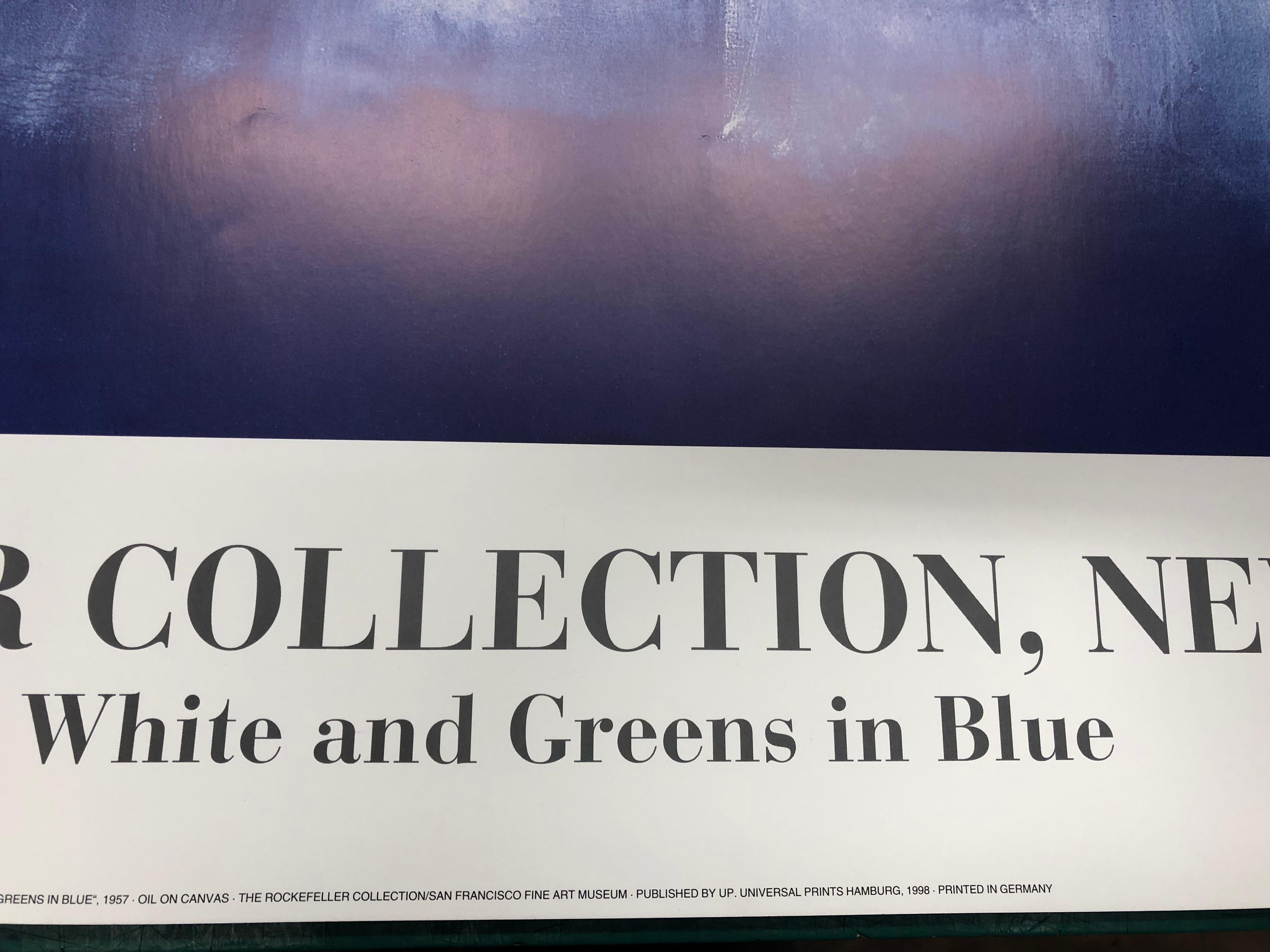 Mark Rothko 'White and Greene in Blue' 1998- Litografia Offset 13