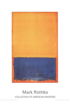 Mark Rothko 'Yellow, blue, orange (1955)' 1988- Poster