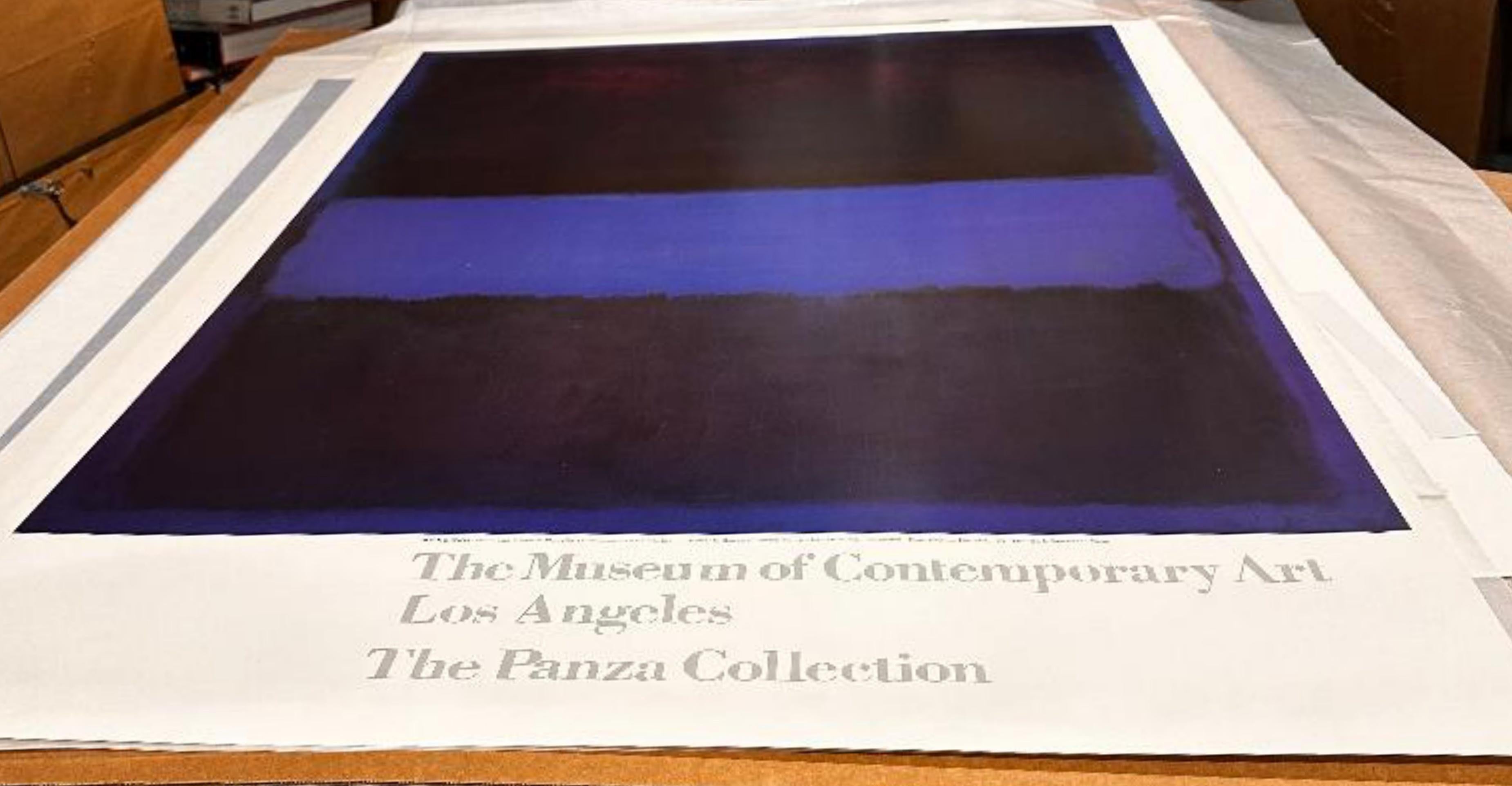 Affiche de la collection Panza, Museum of Contemporary Art Los Angeles, édition limitée 1