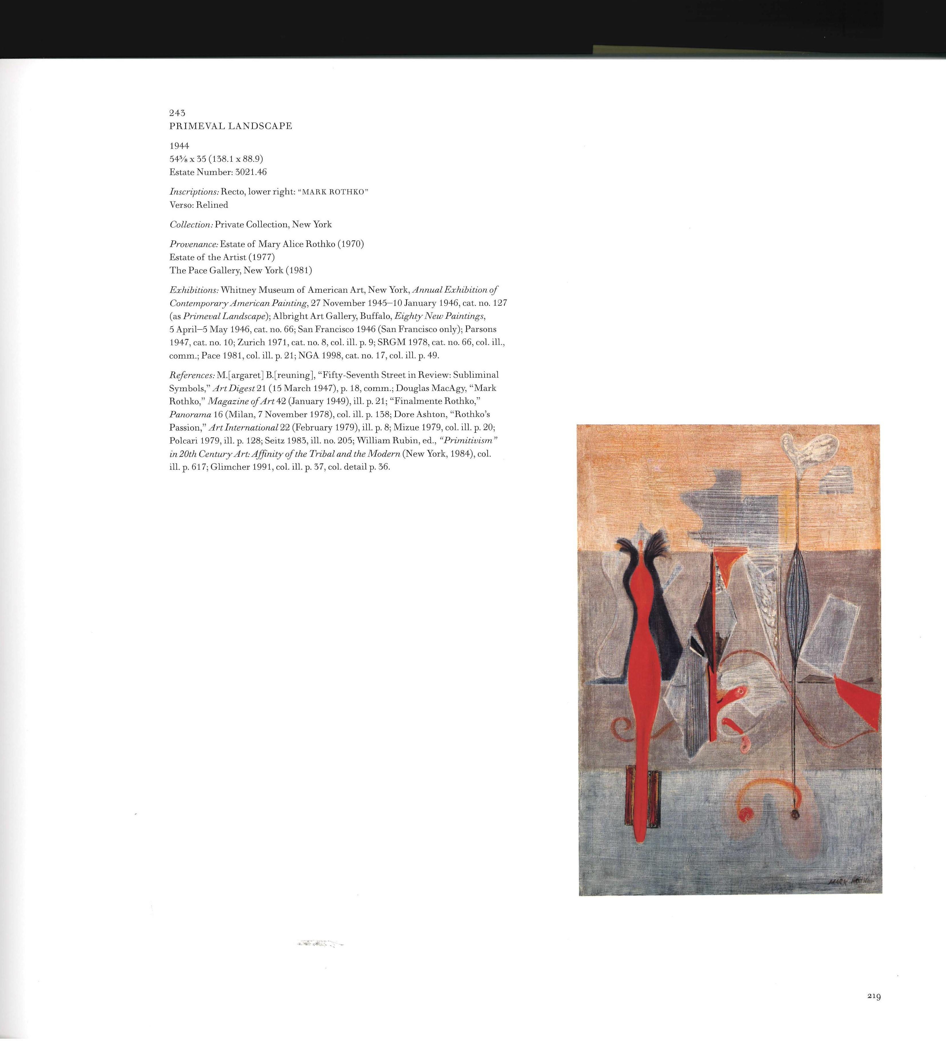20ième siècle Mark Rothko : The Works on Canvas (Livre) en vente