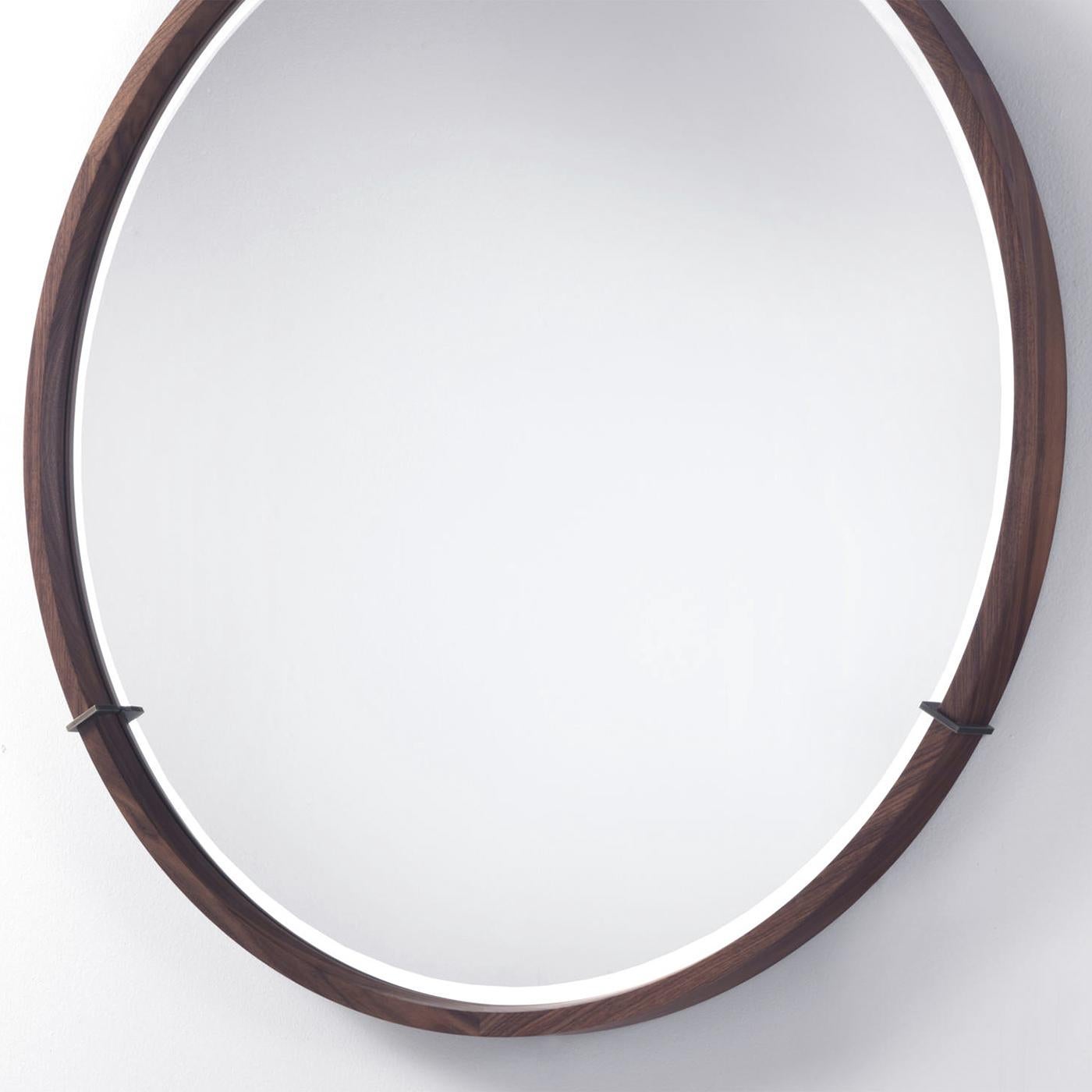 Italian Mark Round Mirror For Sale