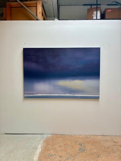 Passage entre les deux : Peinture à l'huile abstraite sur toile, 2010s, New, 48x72