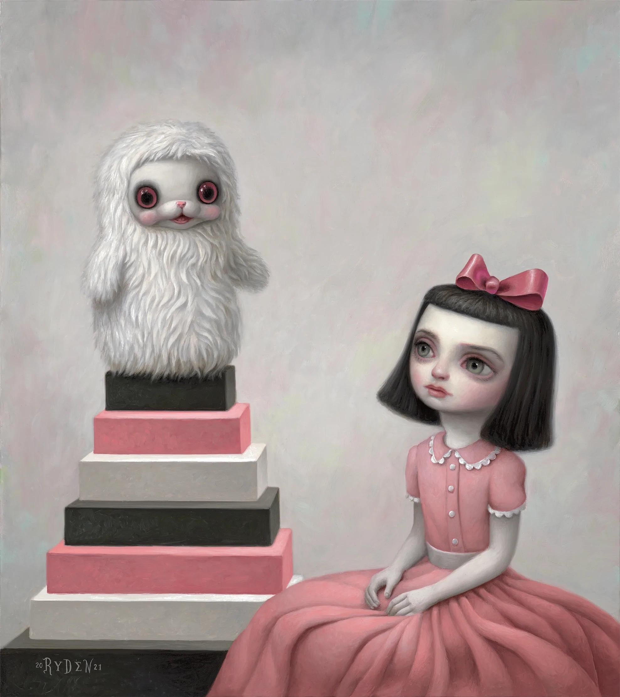 MARK RYDEN - YUKI EL JOVEN YAK (BLANCO) Surrealismo Limitado Lowbrow Art Design - Sculpture Surrealista de Mark Ryden