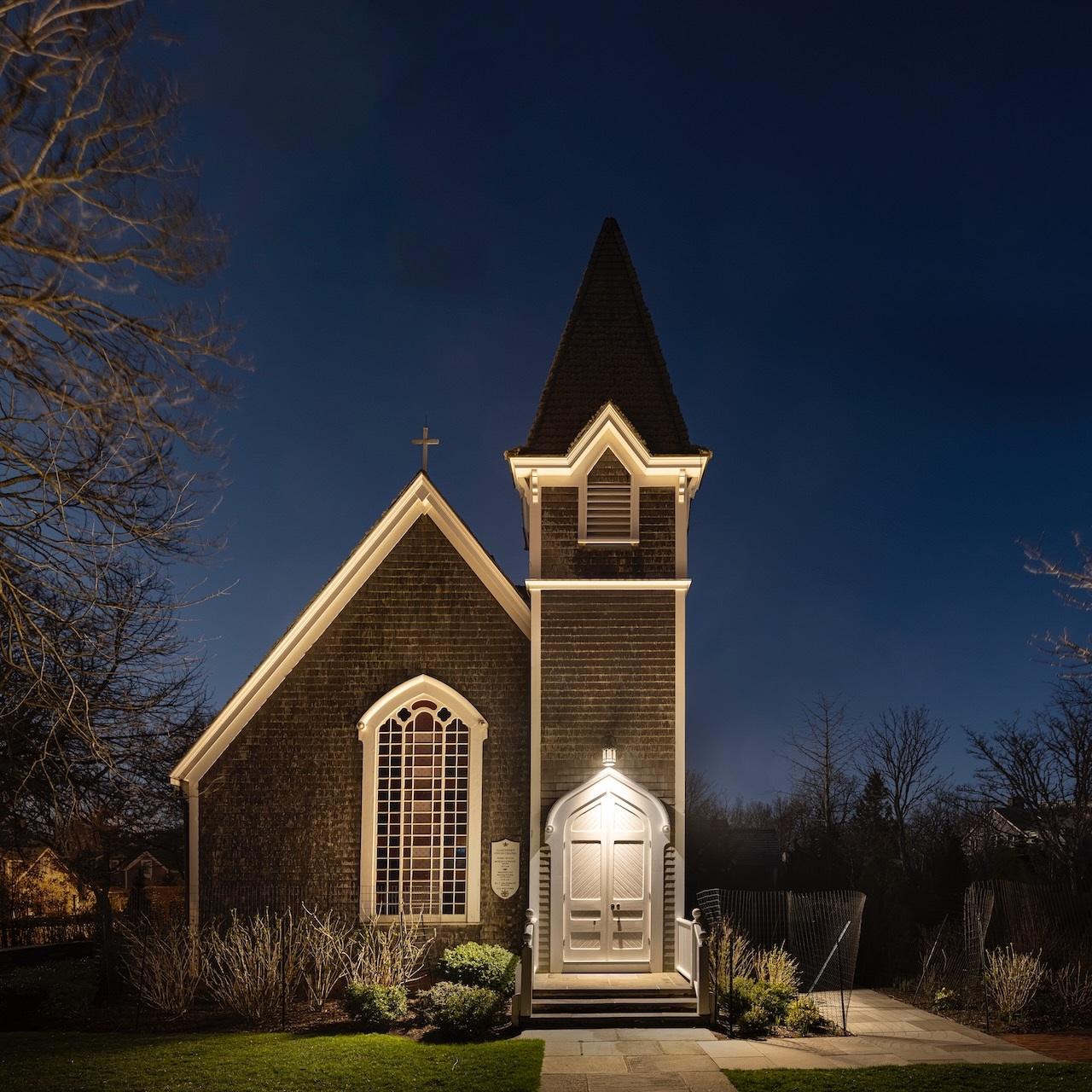 Color Photograph Mark S. Kornbluth - Church - Nantucket, #1
