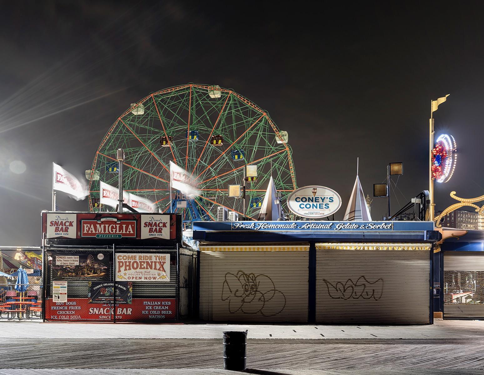 Mark S. Kornbluth Color Photograph - Coney's Cones