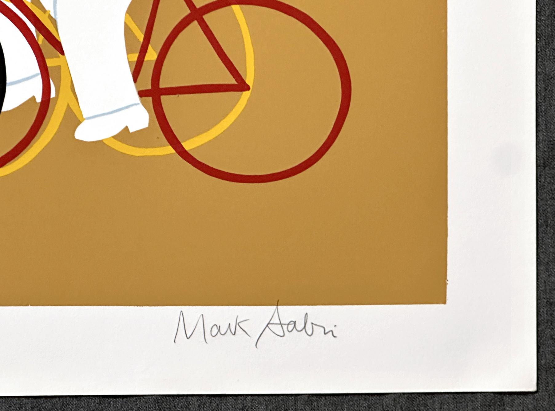 In Transit 1980 Large Signed Screen Print For Sale 2
