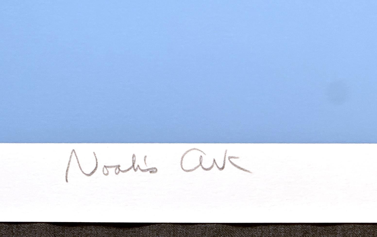 Noah's Ark 1980 Large Signed Screen Print For Sale 1