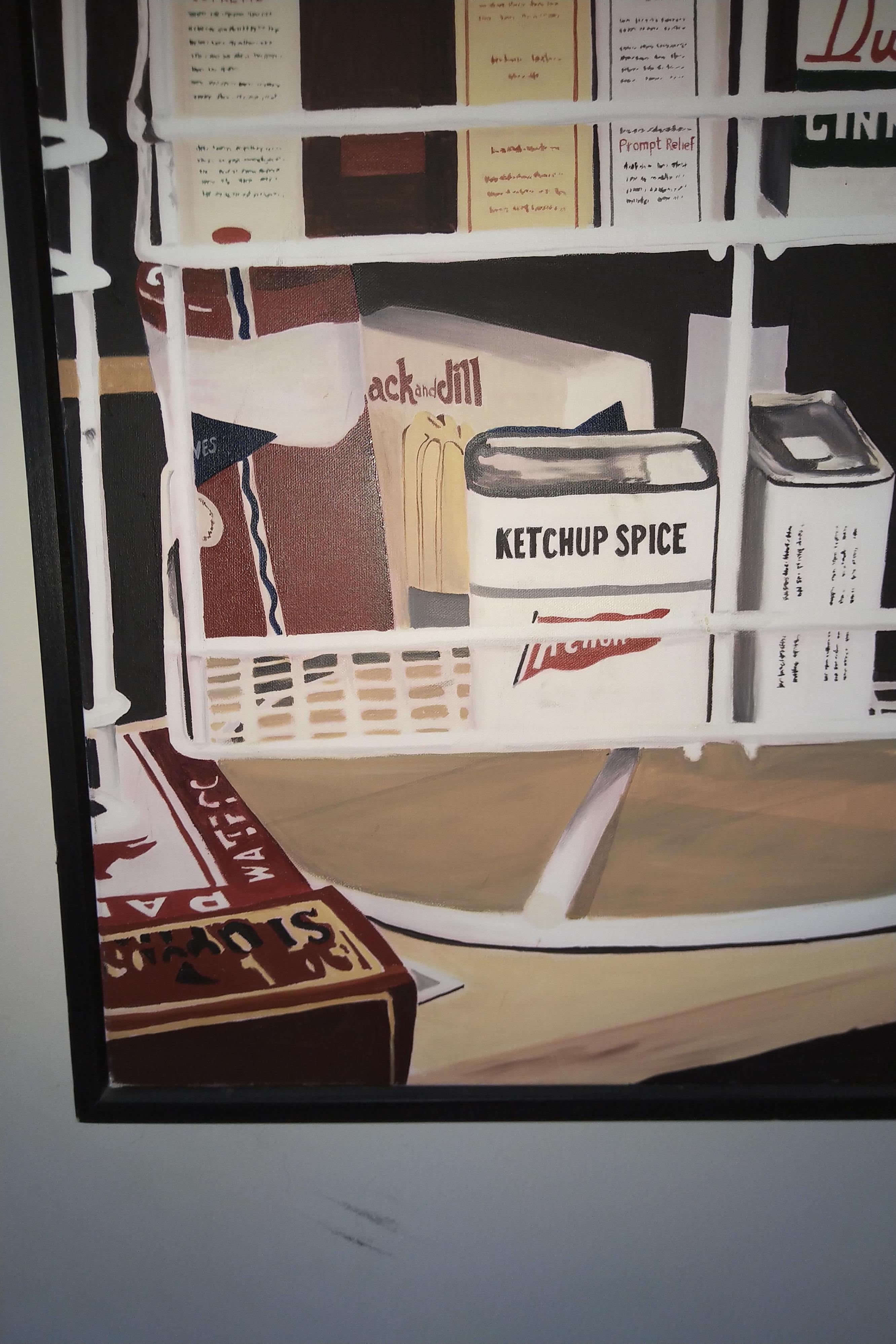 Colorite Spice Rack -- Original Oil Painting -- Please watch attached video 1