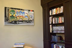 Gruñidos Pintura al óleo original del fotorrealista Mark Schiff