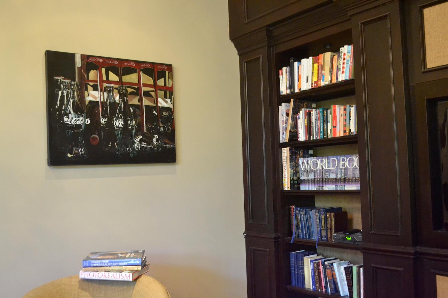 Es un caso  -- Pintura al óleo original -- Por favor, mira el vídeo adjunto - Interior Painting Negro de Mark Schiff