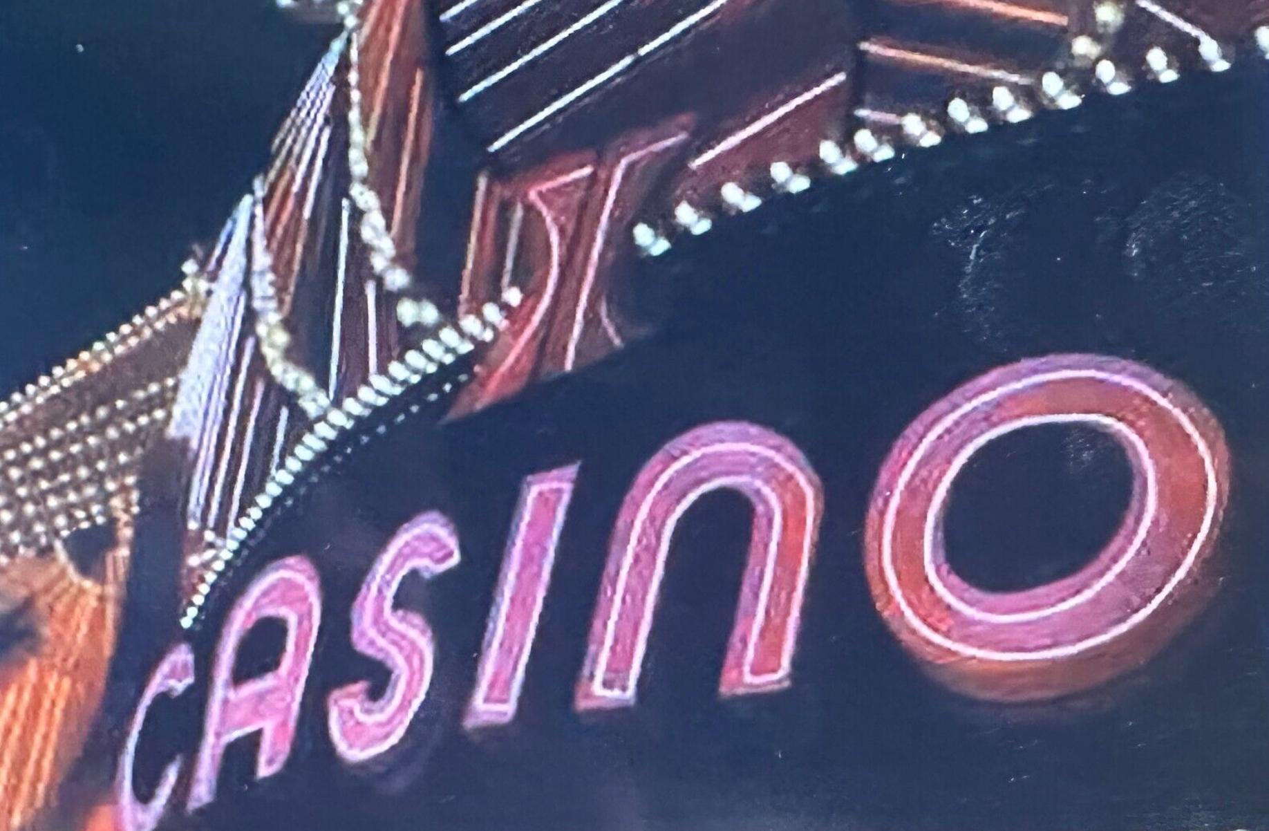 Casino - Original Oil Painting by Renowned Photorealist Mark Schiff